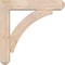 Ekena Millwork Thorton Craftsman Smooth Bracket w/ Offset Brace, Douglas Fir, 5 1/2"W x 24"D x 24"H BKT0604X24X24THR04SDF - alternate 4